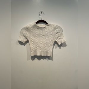 White soft dress top